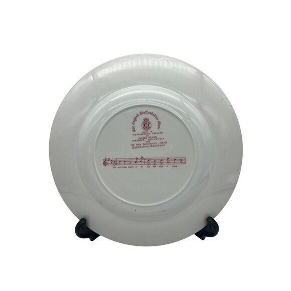 Alfred Meakin Old English Staffordshire Plate Red My Old Kentucky Home Design - Picture 2 of 5